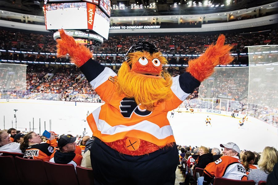  Gritty is not just a mascot. He’s a  leftist hero . 